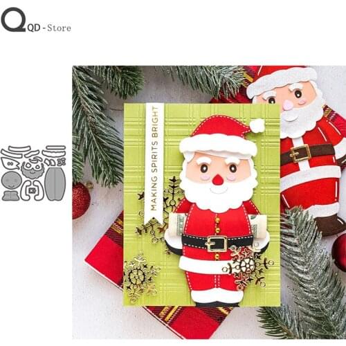 Santa Claus Model Cutting Dies Stamps Dies Scrapbooking Mold Cut Childrens Handmade Tools DIY Craft Decoration Metal Dies New
