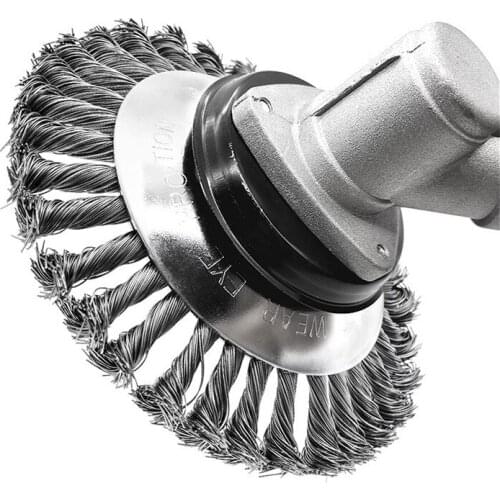 Steel Wire Grass Trimmer Head Rounded Edge Weed Trimmer Head Grass Brush Removal Grass Tray Plate For Lawnmower WeedAccessories