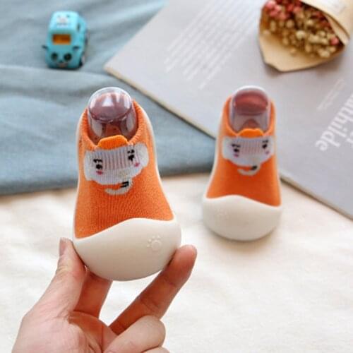 TELOTUNY Toddler Baby Girls Boys Cartoon Slipper Socks Shoes Prewalker Child Soft Sole Anti-slip Cute Baby Booties Socks Shoes
