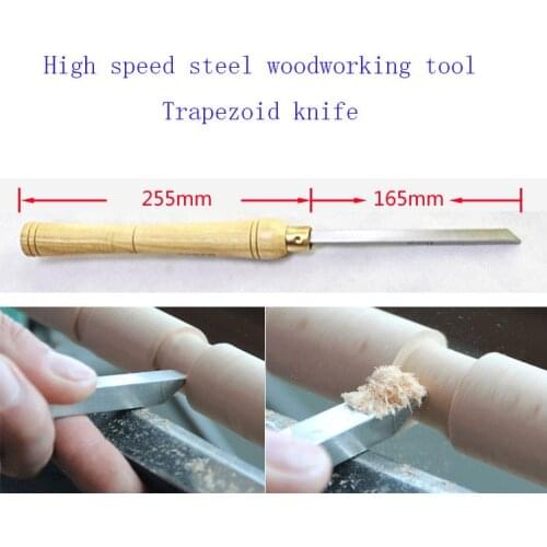 HSS Lathe Chisel Woodturning Trapezoid knife,tools for carving wood,wood chisel