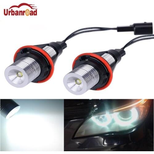 2Pcs (1 Set) 2*3W Bridgelux LED Chip LED Marker Angel Eyes White Super Bright for BMW E39 E53 E60 E61 E63 E64 E83 E87