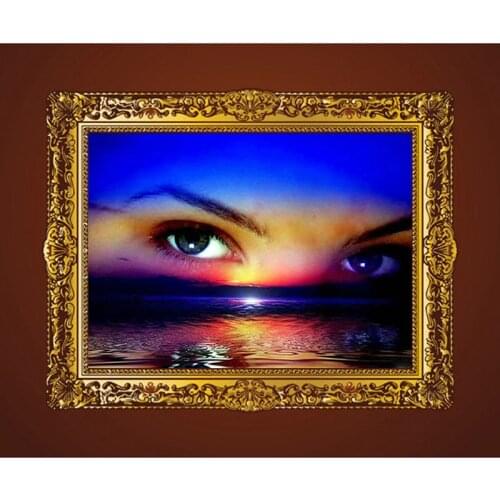 Diamond Embroidery Diy Diamond Painting Cross Stitch Kits Diamond Mosaic Sea and woman Full Square Diamond Embroidery RS012