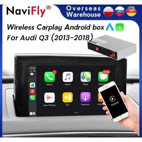Wireless Apple Carplay For Audi Q3 2013 2014 2015-2018 Android Auto Car Play Box Module Upgrade Accessories