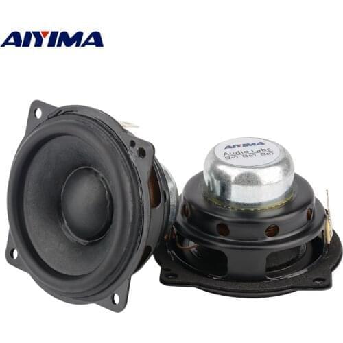 AIYIMA 2Pcs 2.25 Inch Full Range Sound Speakers 4 Ohm 10W Neodymium Magnet Long Stroke Loudspeaker Hifi Home Theater Speaker