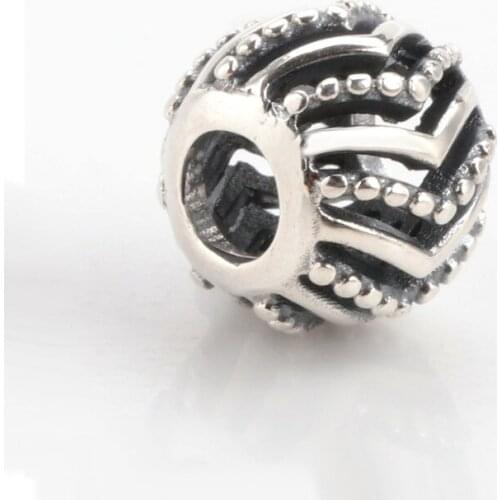 DoDoFly Authentic 925 Silver Hollow Classic Wish Oxidation Black Bead Fit Original Charms Bracelet Necklace Pendant