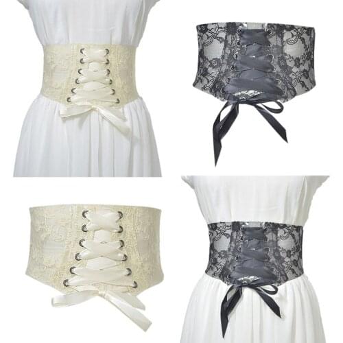 Gothic Slim Lace Hollow Tube Top Women Herringbone Lace Hollow Tube Top Tunic Hollow Pocket Lace Up Corset