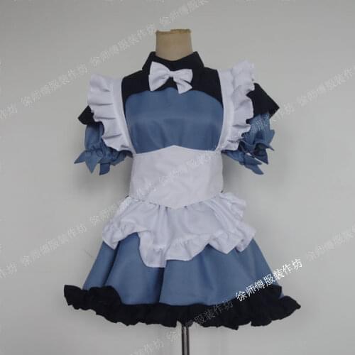 [Customized] Anime Fate Grand Order Jeanne d'Arc Maid Outfit Uniform Cosplay Costume Women Halloween Carnival Free Shipping New