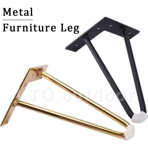 Metal Hairpin Table Desk Leg Solid Iron Wire Support Leg For Sofa Cabinet Handcraft Furniture Hardware Accessories