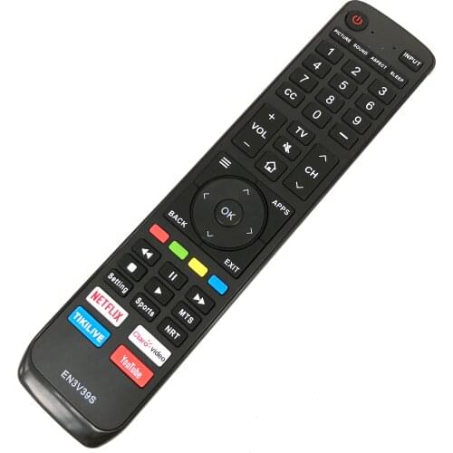 New remote control EN3V39S For HISENSE TV NETFLIX YOUTUBE Fernbedienung