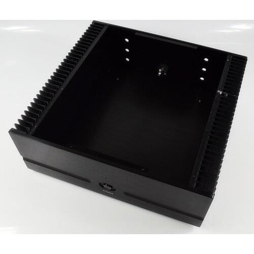 New class A amplifier Aluminum enclosure Two side radiator amp DIY chassis box