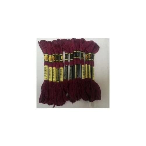 Oneroom 2th ,DMC3350-3733 Multcolor 8meter Length Thread Cross Stitch Cotton Sewing Skeins Embroidery Thread Floss Kits