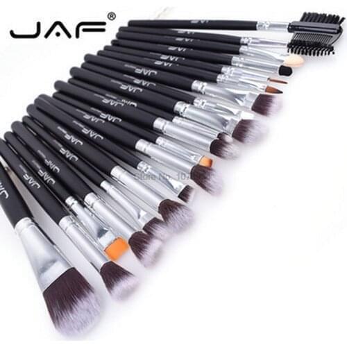 By DHL 50set 20pcs/set JAF Makeup Brush Professional Foundation Eye Shadow Blending Cosmetics Vegan Synthetic Make-up Tool