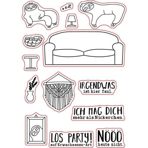 Sofa Transparent Clear Silicone Stamp Seal for DIY scrapbooking photo album Decorative clear stamps A2003