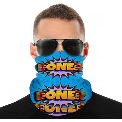 DONER Magic Scarf Half Face Mask Unisex Fashion Tube Scarf Tubular Bandanas Windproof Headwear Biking Hiking