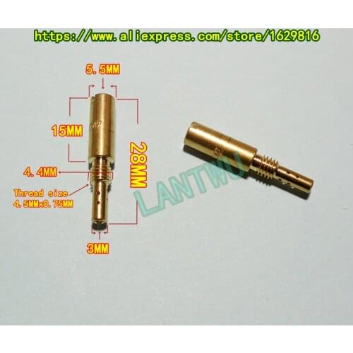 12 pcs/pack)Keihin carburetor N424-22 Pilot/Slow Jet 3MM atomized head ATC250R (81-82) Vulcan 700/750/1500 (87-99) pilot jet