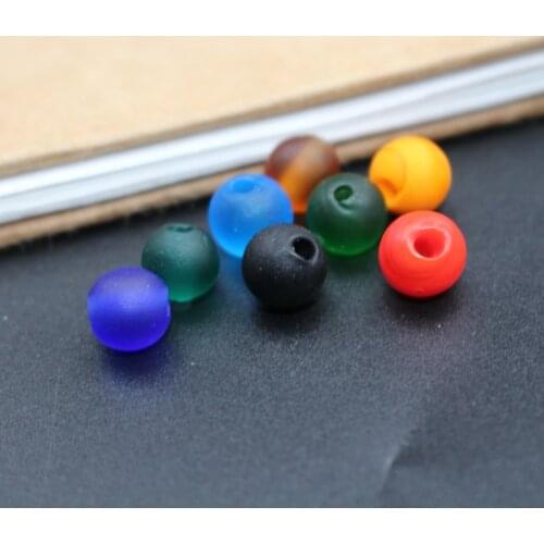 30Pieces /lot 8mm Handmade Lampwork glass beads Round beads Multi-color for jewelry &DIY