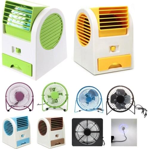 4-inch 360-degree Rotating USB Powered Metal Electric Mini Desk Fan for PC /Laptop /Notebook (Black)