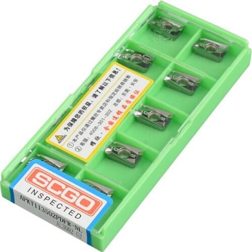 APKT113508 PDFR-LH AL5002 milling carbide inserts for Aluminium machining