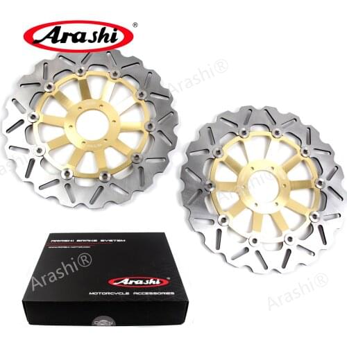Arashi 2PCS CNC Floating Front Brake Disc Rotors For HONDA CB 400 FOUR CB400 FOUR 1997 1998 1999 2000 Motorcycle Accessories