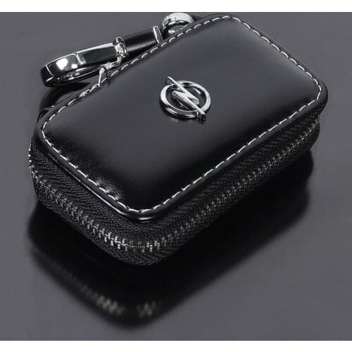 1pcs Leather Car Remote Key Case Cover Bag Accessories For Opel astra h j g corsa d vectra c zafira b insignia vivaro mokka