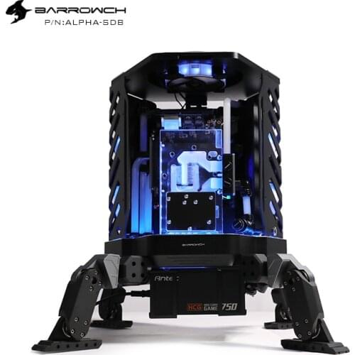 Split channel board case alpha-sdb