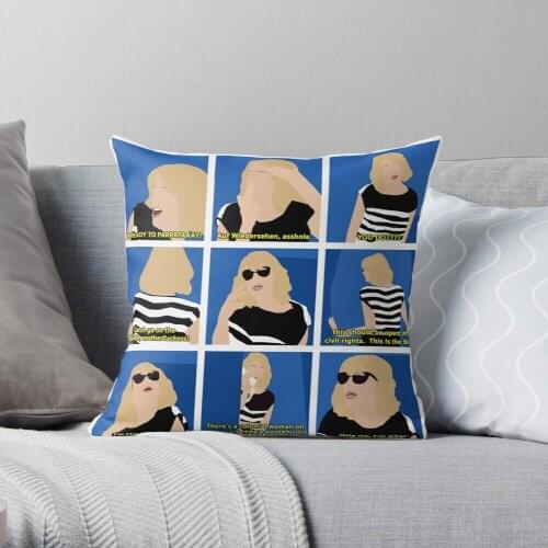 Bridesmaids Meme Throw Pillow Cushion Cover Polyester throw pillows case on sofa home living room car seat decor 45x45cm