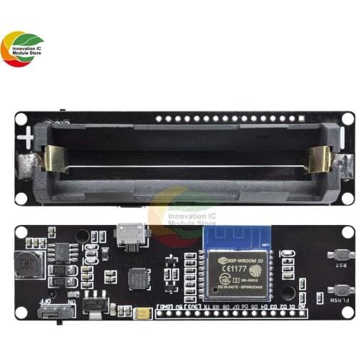 Ziqqucu WeMos Mini D1 ESP8266 WiFi Wireless NodeMcu Module Development Board 18650 Battery Case Esp-Wroom-02 for Arduino