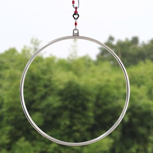 Aerial Yoga Hoop Stainless Steel Aerial Lyra Hoops for Yoga Exercises Acrobatics Circus Gymnastics