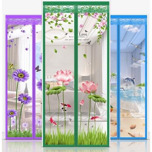 Magnetic Hands-free Mosquito net door net Anti fly insect mosquito door screen Anti-Mosquito Magnetic curtain mesh for door