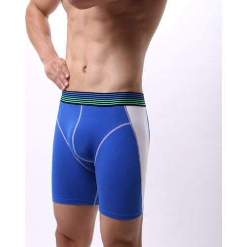 Cross-border mens pants cotton simple casual slim underwear breathable low waist big size sports pants wholesale