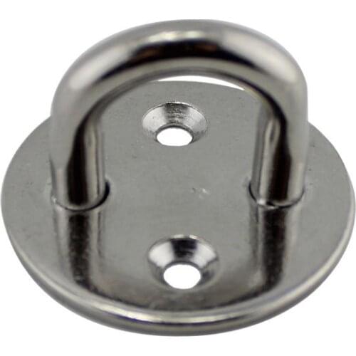 Stainless Steel marine yacht boat pad eys diamond eye plate