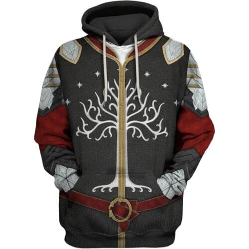 Tree of Gondor Decal Sticker Custom Hoodies Apparel For Men/Women Harajuku Fashion Sweatshirt cosplay Casual Jacket DW0036
