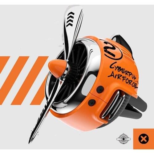 Creativity Graffiti style Aircraft engine Car Air Freshener perfume Automobile Interior Perfume Clip Fragrance Ornament for men