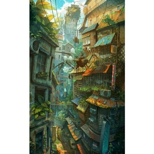 Landscape Diamond Painting 5D DIY Cross Stitch Full Drill Embroidery Handmade Home Decor JX115