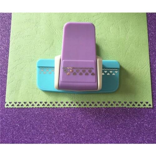New many Hearts shape fancy border punch heart to heart craft punch scrapbooking popular embossing puncher DIY foam hole punches