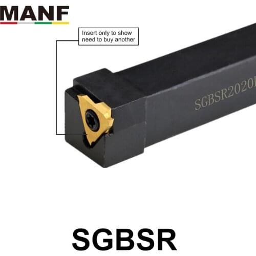 MANF Turning Tool SGBSR1616H-16 SGBSR2020K-16 CNC Lathe Grooving Cutter Toolholders Cutter Parting Grooving Tool For tgf32r