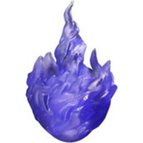 Special Effects Shock Wave Decoration Solid Fire Ball with Holder for gundam Model Action & Toy Figures- Dark Blue