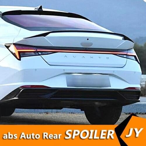 For HYUNDAI Elantra Sedan Spoiler 2019-2020 Avante Spoiler AXK ABS plastic Material Car Rear Wing Color Rear Spoiler