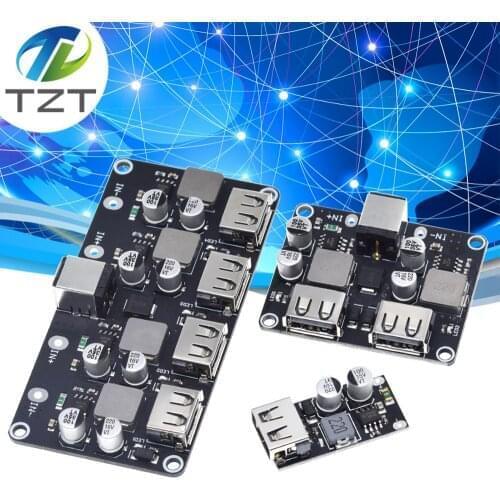 USB QC3.0 QC2.0 DC-DC Buck Converter Charging Step Down Module 6-32V 9V 12V 24V to Fast Quick Charger Circuit Board 3V 5V 12V