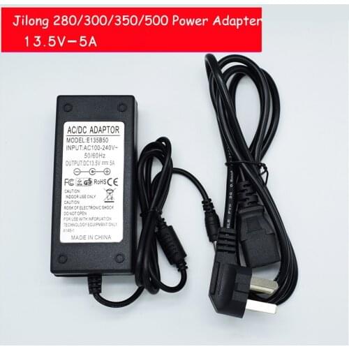 Jilong KL-280/300/350/500 Optical Fiber Fusion Splicer Power Adapter AC/DC Charger Adaptor 13.5V 5A Made in China