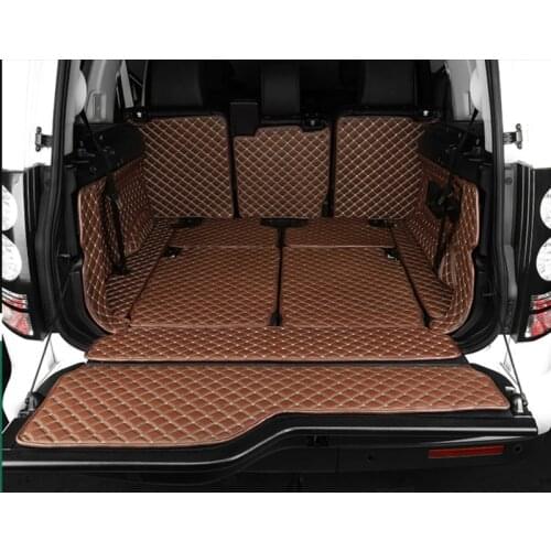 Top quality! Special trunk mats for Land Rover Discovery 4 2016-2010 7 seats durable boot carpets cargo liner mats,Free shipping
