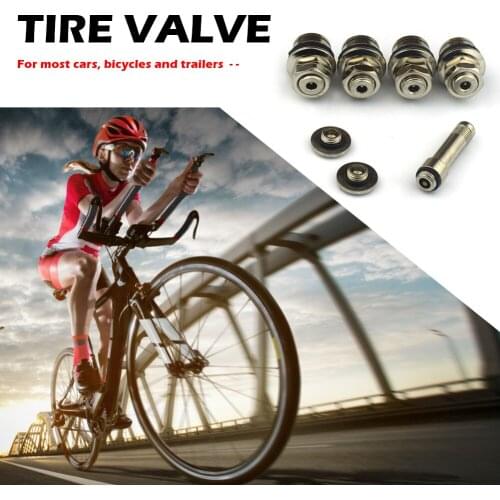 Flush Mount Chrome Tire Valve Stems Car Valve Stem Cap Kit Auto Accessories Automobiles Motorcycles Truck Bikes 4pcs Accessories