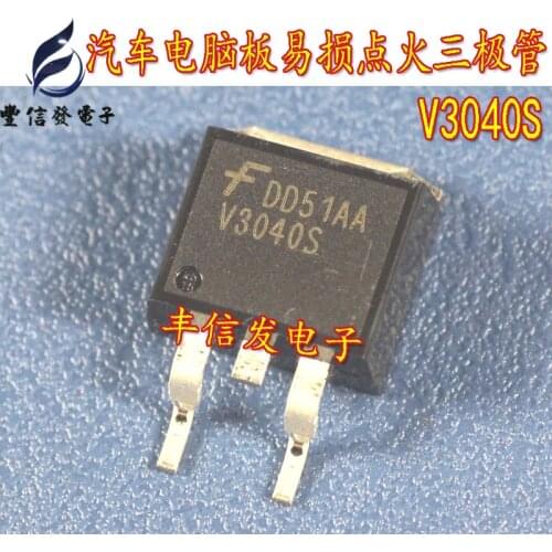 10PCS/LOT V3040S ISL9V3040S3ST TO263 IGBT Transistor 400V 17A Automotive computer board transistor ignition tube