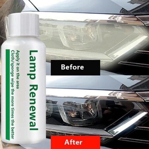 20/50ml Lamp Renovation Polishing Coat Liquid Car Headlight Repair Liquid Lamp Retreading Agent Restoration Car Maintenance