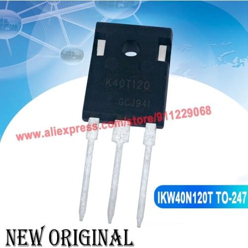 5 Pieces) IKW40N120T K40T120 TO-247 40A 1200V / STGW19NC60HD GW19NC60HD 600V 21A / H30R1202 IHW30N120R2 1200V 30A TO-247