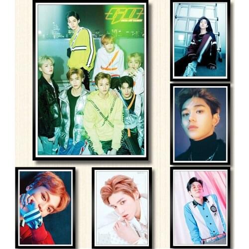 Diamond Painting Kpop NCT music Poster white coated paper print Wall Art diamond Mosaic cross stitch home decor girls room deco