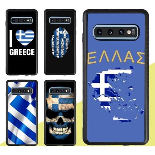 Greece Greek Flag Case For Samsung Galaxy Note 20 Ultra S9 S10 S20 Plus A51 A71 A70 A50 M31 M21 A31 A21S A20e