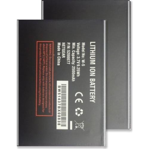 For Netgear Sierra Aircard 770S 771S 790S 782S Wireless Router 2500mAh Battery W-5 Cell Phone Replacement Battery