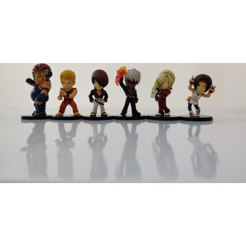 KOF The King of Fighters Ryo Sakazaki Yuri Sakazaki Iori Yagami Q Version Action Figure Model Ornament Toys
