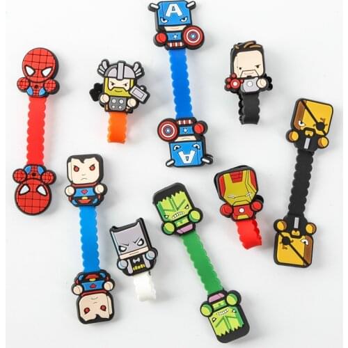 Disney Superman Batman cable winder cable organizer data cable earphone storage cable winder hub